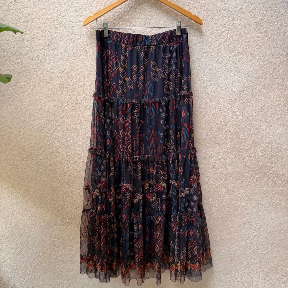 Johnny Was Arcellis Tiered Skirt - Picture 5 of 7